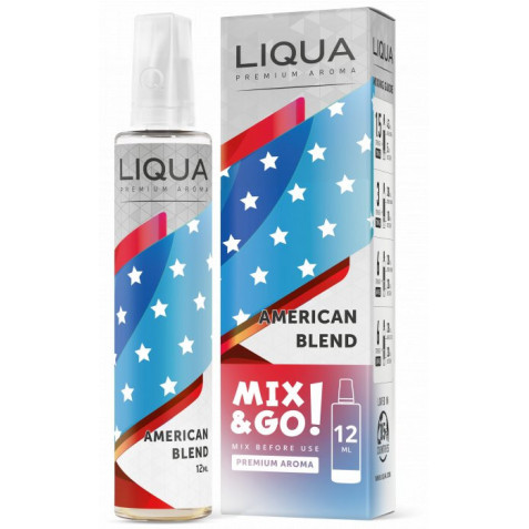 Příchuť Liqua Mix&Go 12ml American Blend