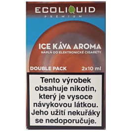 Liquid Ecoliquid Premium 2Pack Ice Coffee 2x10ml - 0mg