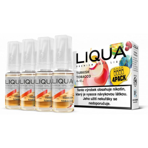 Liquid LIQUA CZ Elements 4Pack Turkish tobacco 4x10ml-3mg (Turecký tabák)