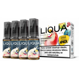 Liquid LIQUA CZ MIX 4Pack Strawberry Yogurt 10ml-3mg