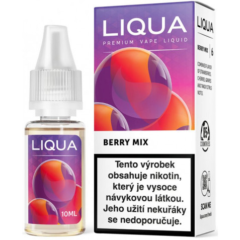 Liquid LIQUA CZ Elements Berry Mix 10ml-0mg (lesní plody)