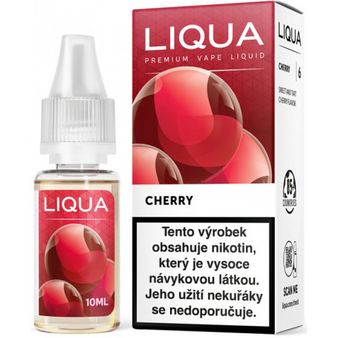 Liquid LIQUA CZ Elements Cherry 10ml-0mg (třešeň)