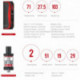 Smoktech Priv N19 Grip 1200mAh Full Kit Black Red
